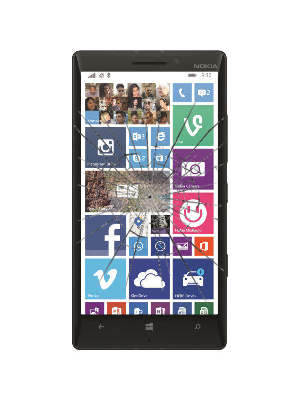 Nokia/Microsoft Lumia 930- wymiana szybki wyświetlacza